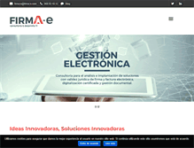 Tablet Screenshot of firma-e.com